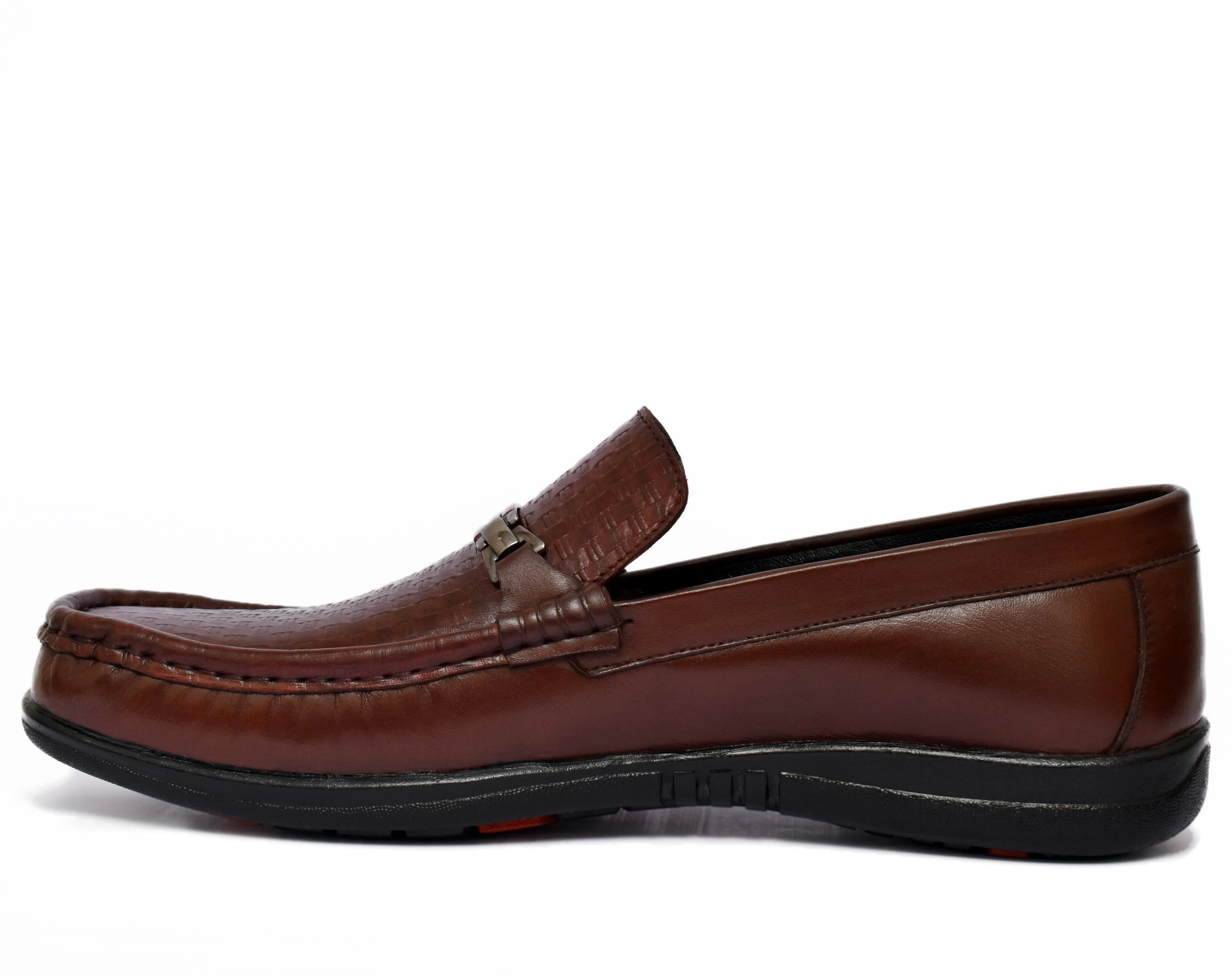 Obeeze Handmade Brown Casual Loafers