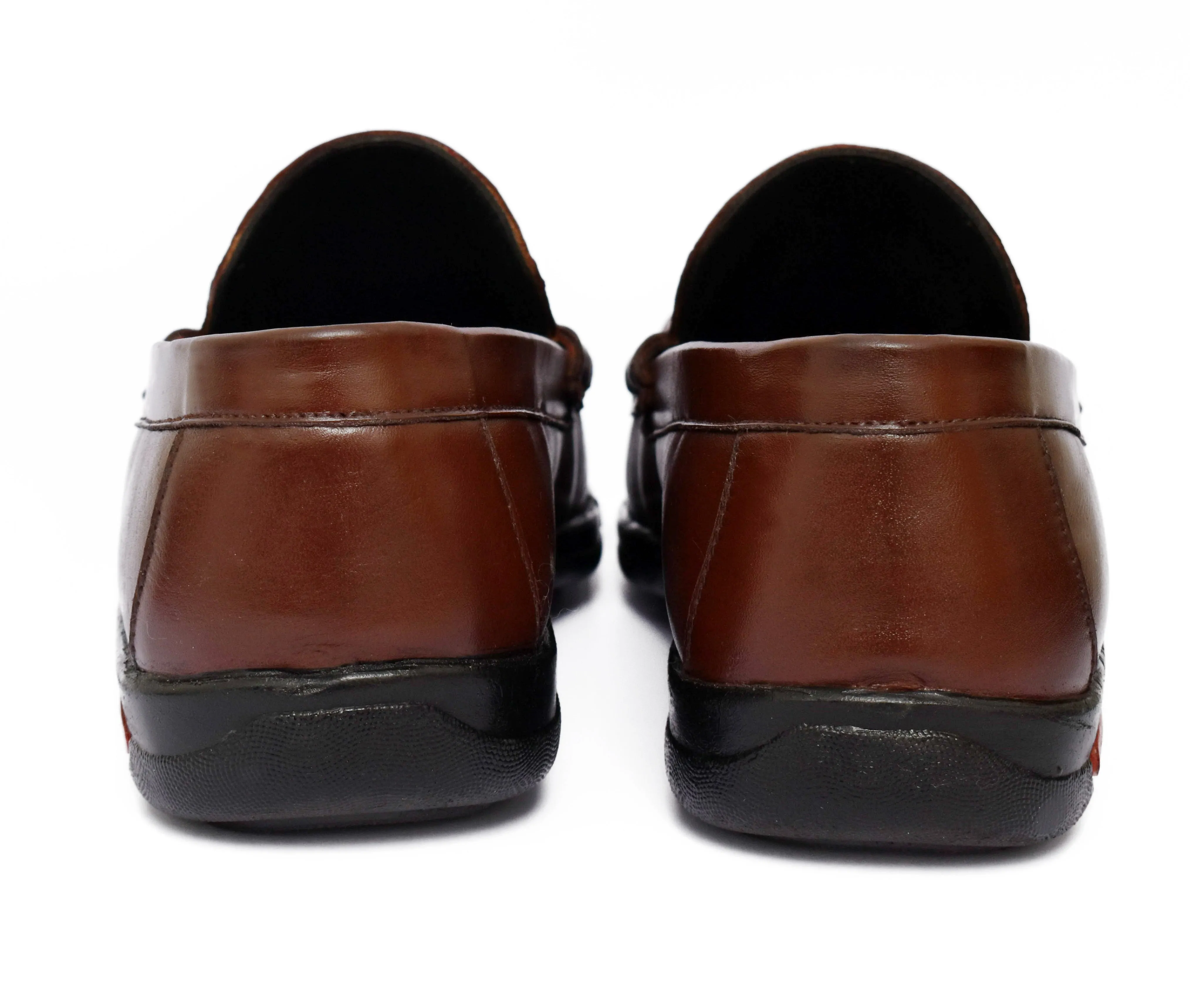 Obeeze Handmade Brown Casual Loafers
