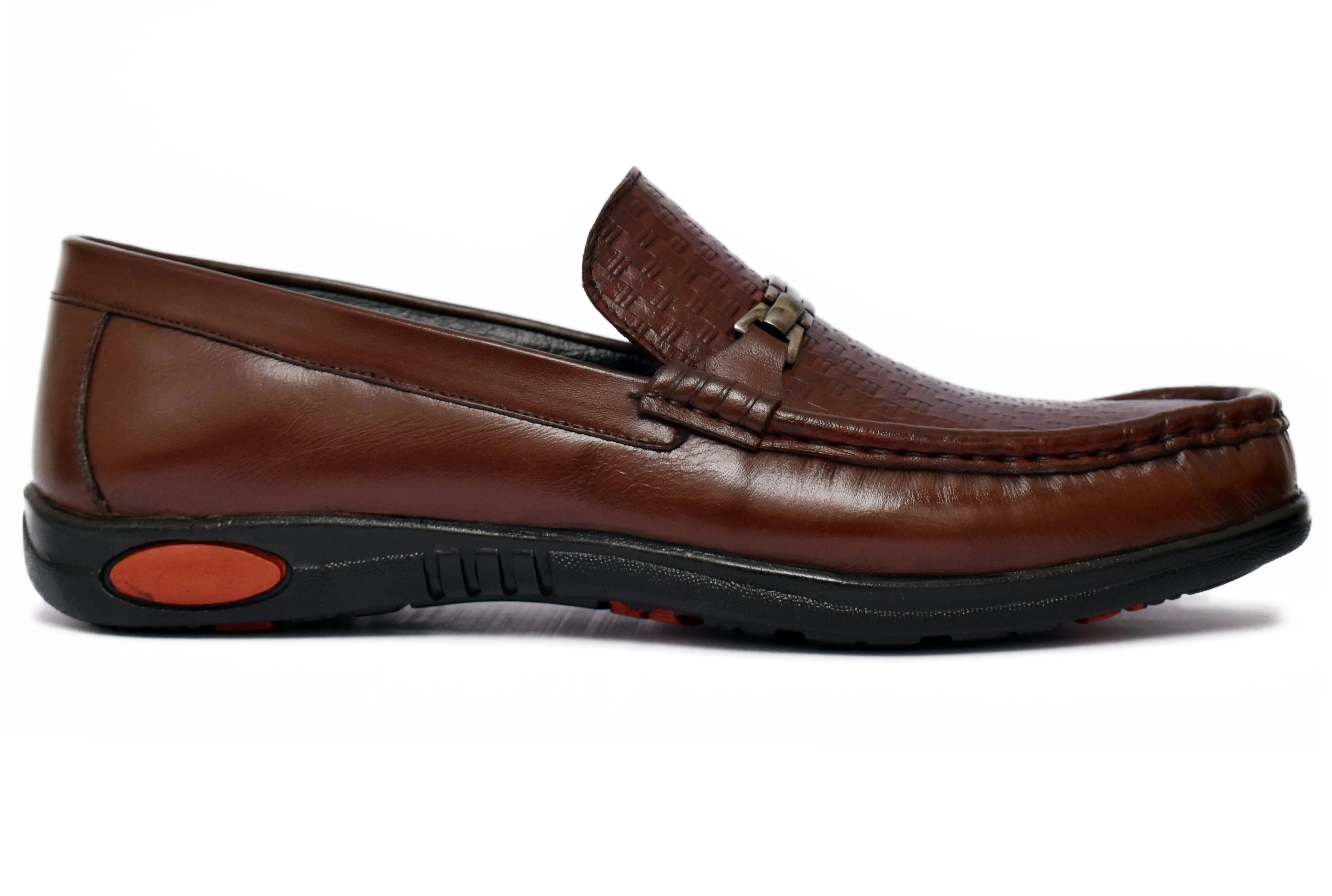 Obeeze Handmade Brown Casual Loafers