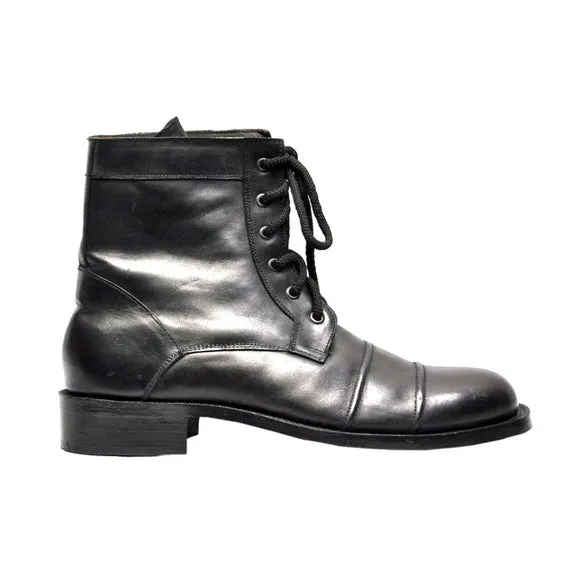Obeeze Handmade Men's Lace Up Leather Boots