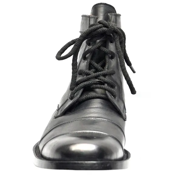 Obeeze Handmade Men's Lace Up Leather Boots