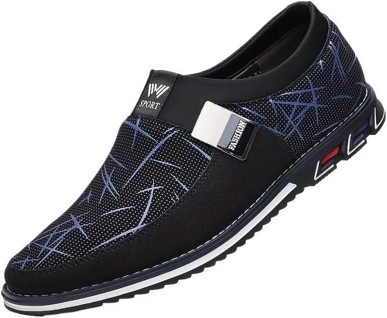 of Men's Fashionable Business Casual Casual Shoes, Formal Walking Shoes Large Size Middle-Aged Men's Shoes
