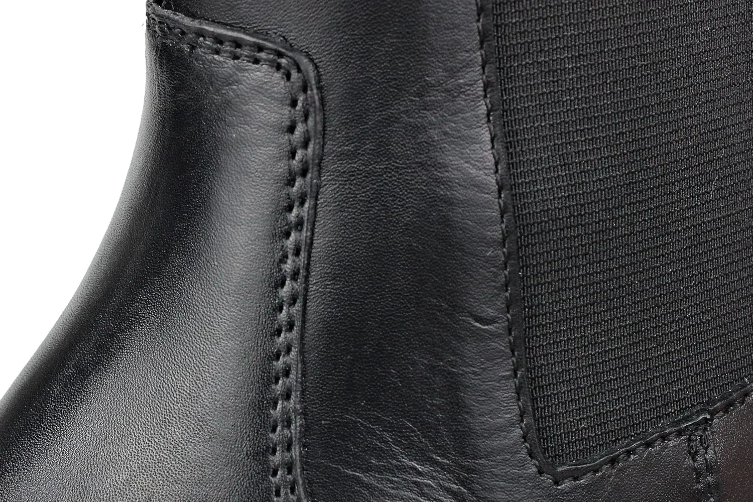 OSSTONE Men Chelsea Ankle Boots Leather Chukka Boots Heel Retro Dress Boots JY038-US