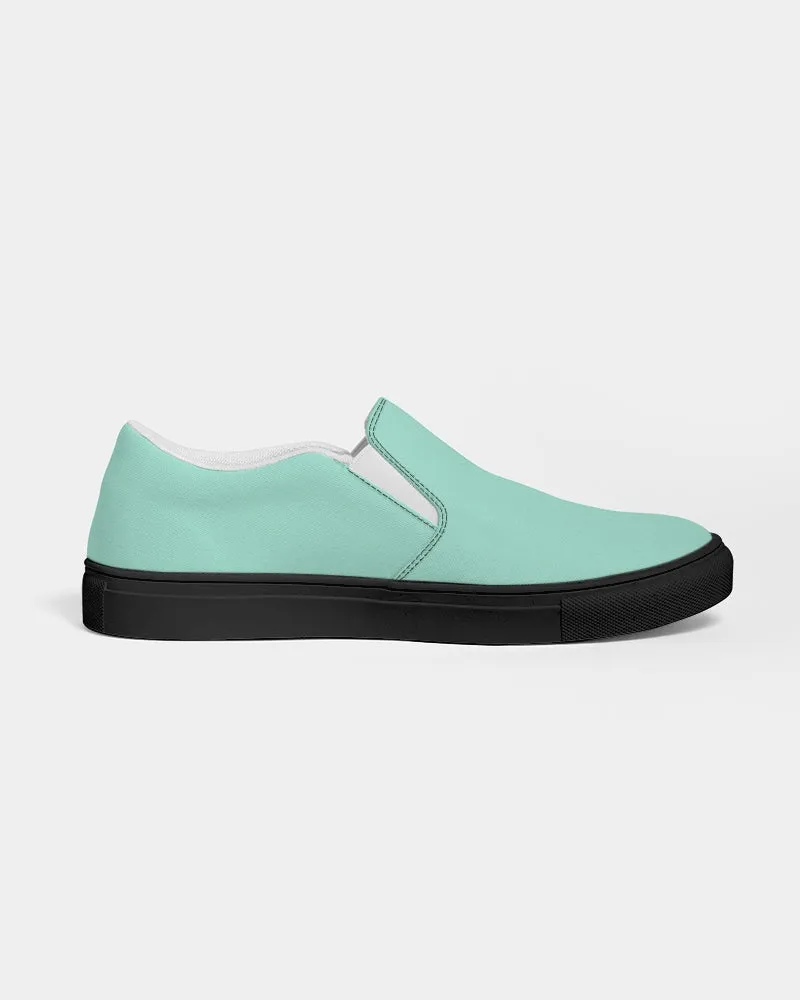 outstanding designs Men's Slip-On Canvas Shoe - Black