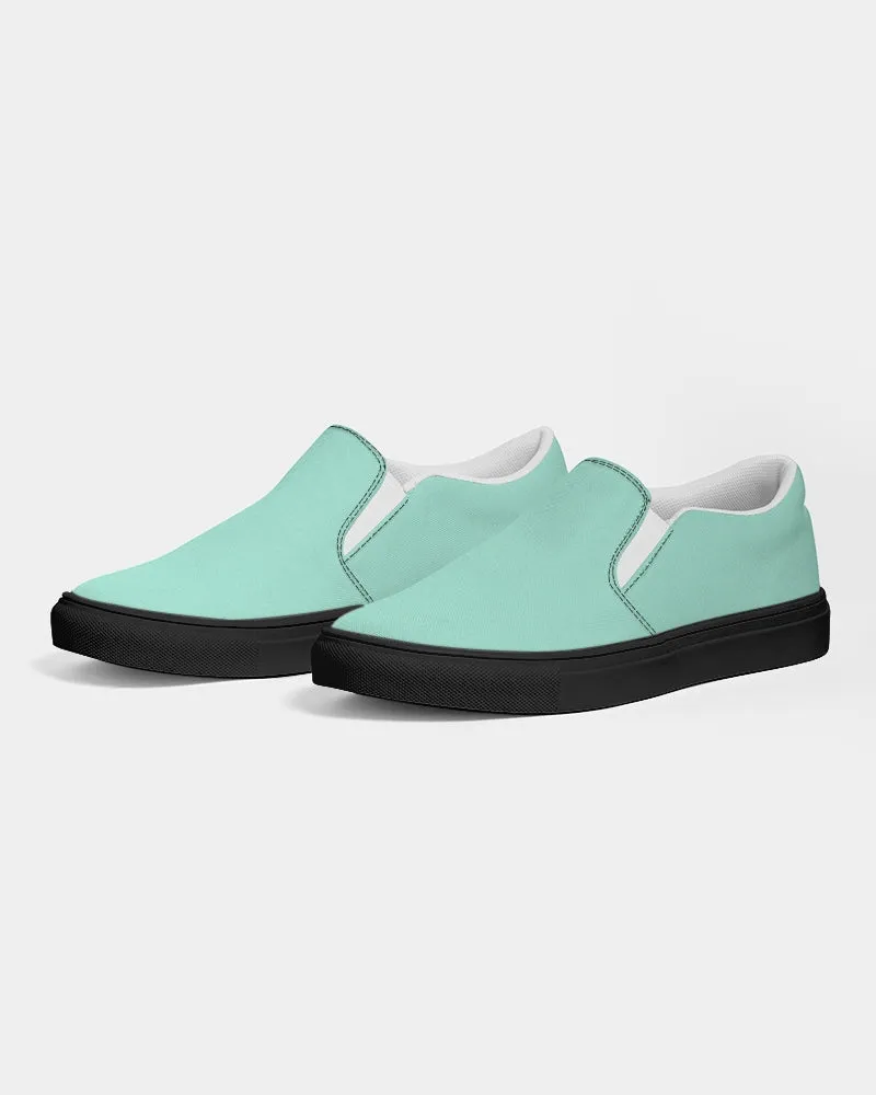outstanding designs Men's Slip-On Canvas Shoe - Black