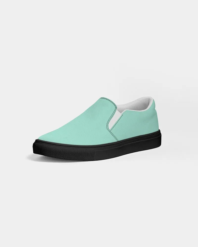 outstanding designs Men's Slip-On Canvas Shoe - Black