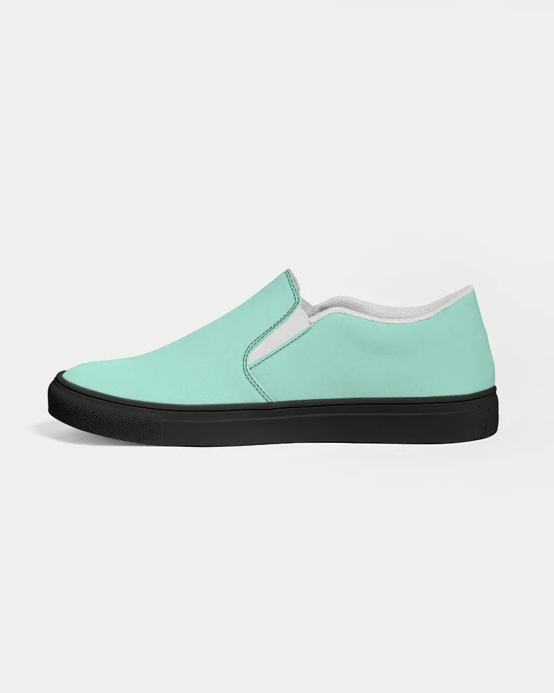 outstanding designs Men's Slip-On Canvas Shoe - Black