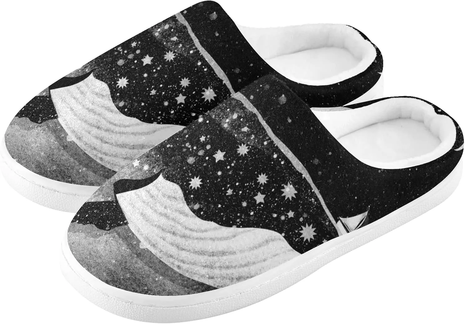 Oyihfvs Unisex Memory Foam Warm Slippers Comfort Soft Casual Shoes for Indoor Outdoor S-XXXL