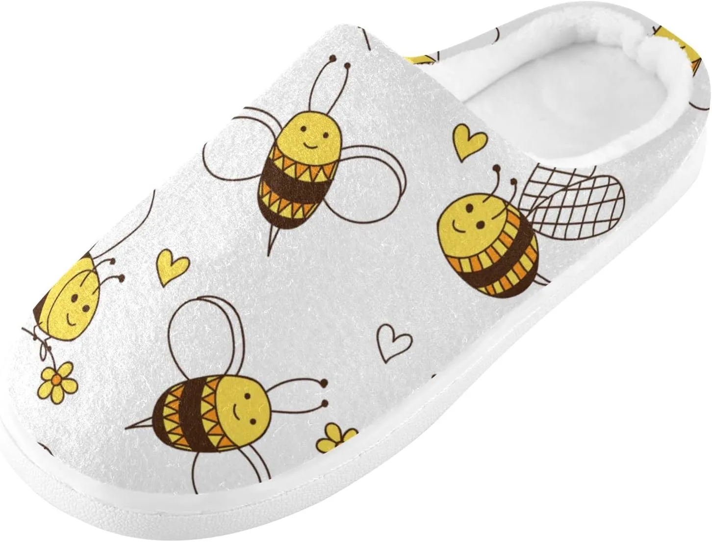 Oyihfvs Unisex Memory Foam Warm Slippers Comfort Soft Casual Shoes for Indoor Outdoor S-XXXL