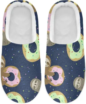 Oyihfvs Unisex Memory Foam Warm Slippers Comfort Soft Casual Shoes for Indoor Outdoor S-XXXL
