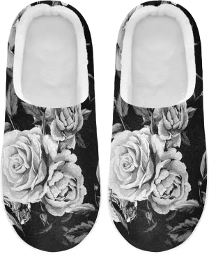 Oyihfvs Unisex Memory Foam Warm Slippers Comfort Soft Casual Shoes for Indoor Outdoor S-XXXL