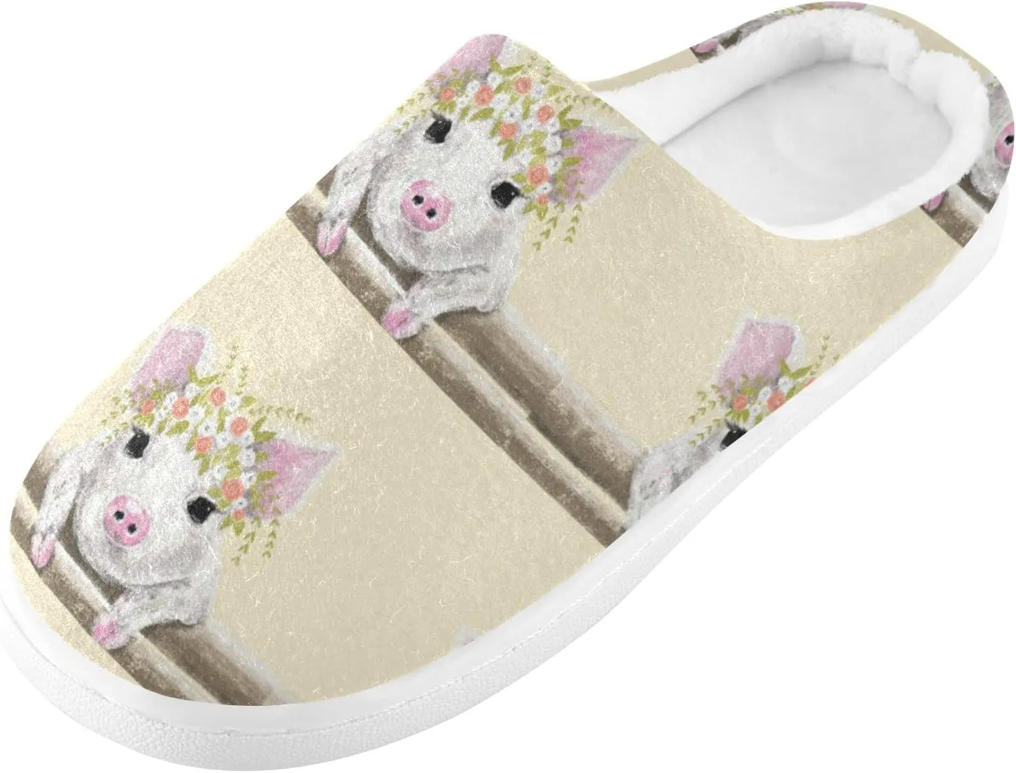 Oyihfvs Unisex Memory Foam Warm Slippers Comfort Soft Casual Shoes for Indoor Outdoor S-XXXL