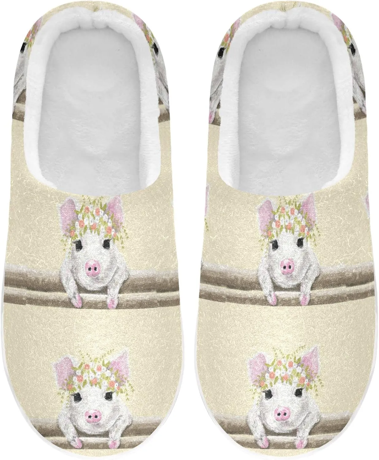 Oyihfvs Unisex Memory Foam Warm Slippers Comfort Soft Casual Shoes for Indoor Outdoor S-XXXL