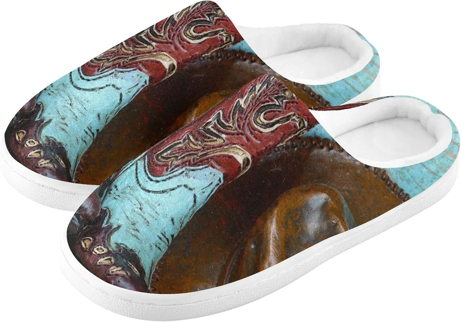 Oyihfvs Unisex Memory Foam Warm Slippers Comfort Soft Casual Shoes for Indoor Outdoor S-XXXL