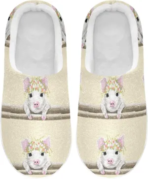 Oyihfvs Unisex Memory Foam Warm Slippers Comfort Soft Casual Shoes for Indoor Outdoor S-XXXL
