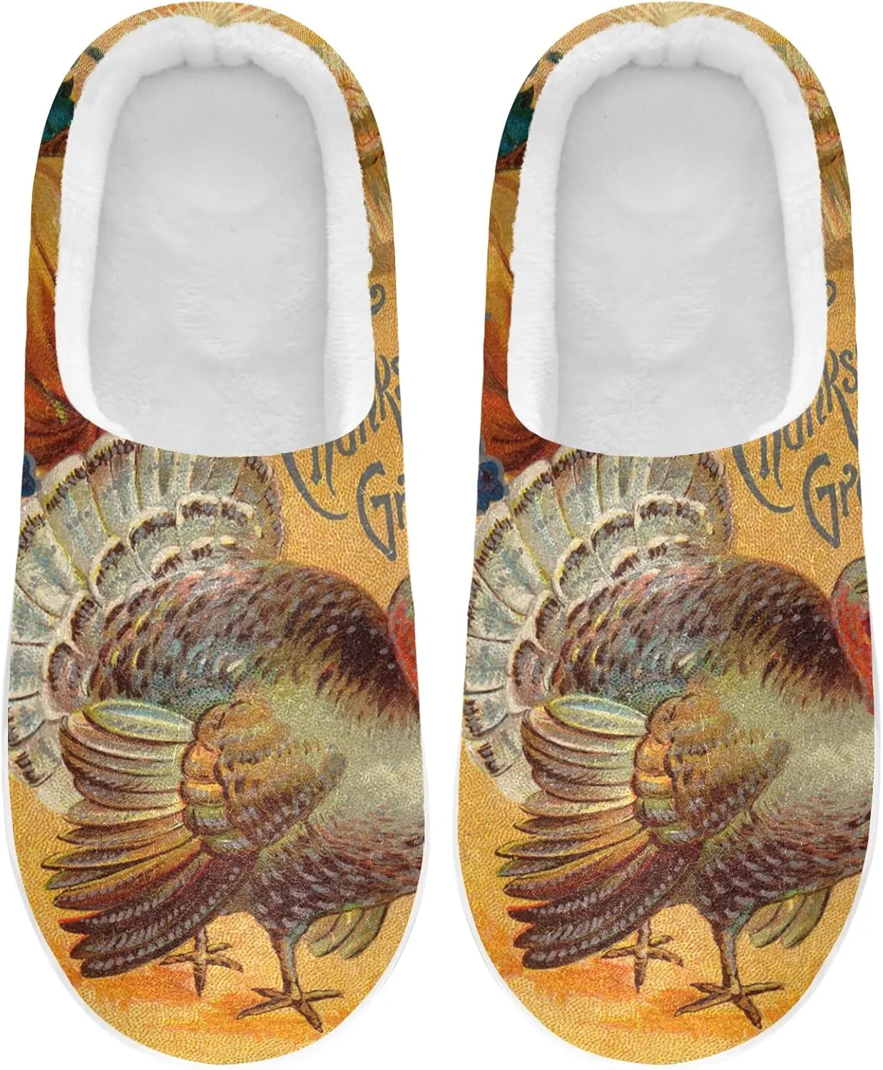 Oyihfvs Unisex Memory Foam Warm Slippers Comfort Soft Casual Shoes for Indoor Outdoor S-XXXL