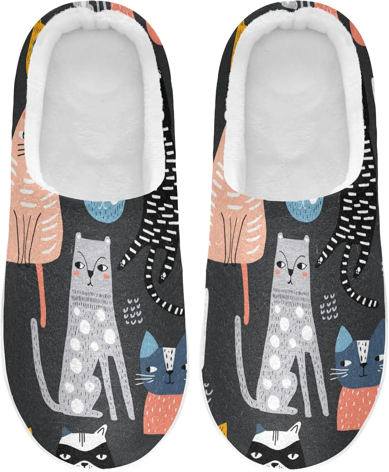 Oyihfvs Unisex Memory Foam Warm Slippers Comfort Soft Casual Shoes for Indoor Outdoor S-XXXL