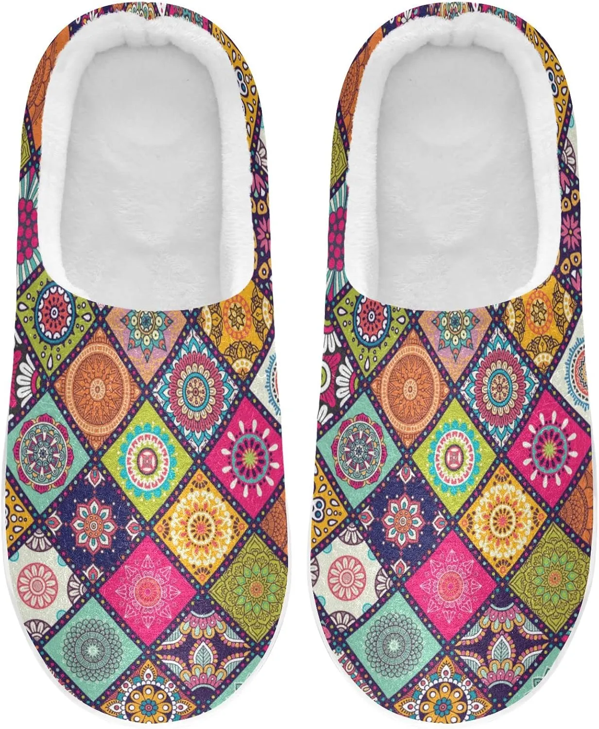 Oyihfvs Unisex Memory Foam Warm Slippers Comfort Soft Casual Shoes for Indoor Outdoor S-XXXL