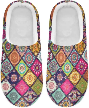 Oyihfvs Unisex Memory Foam Warm Slippers Comfort Soft Casual Shoes for Indoor Outdoor S-XXXL