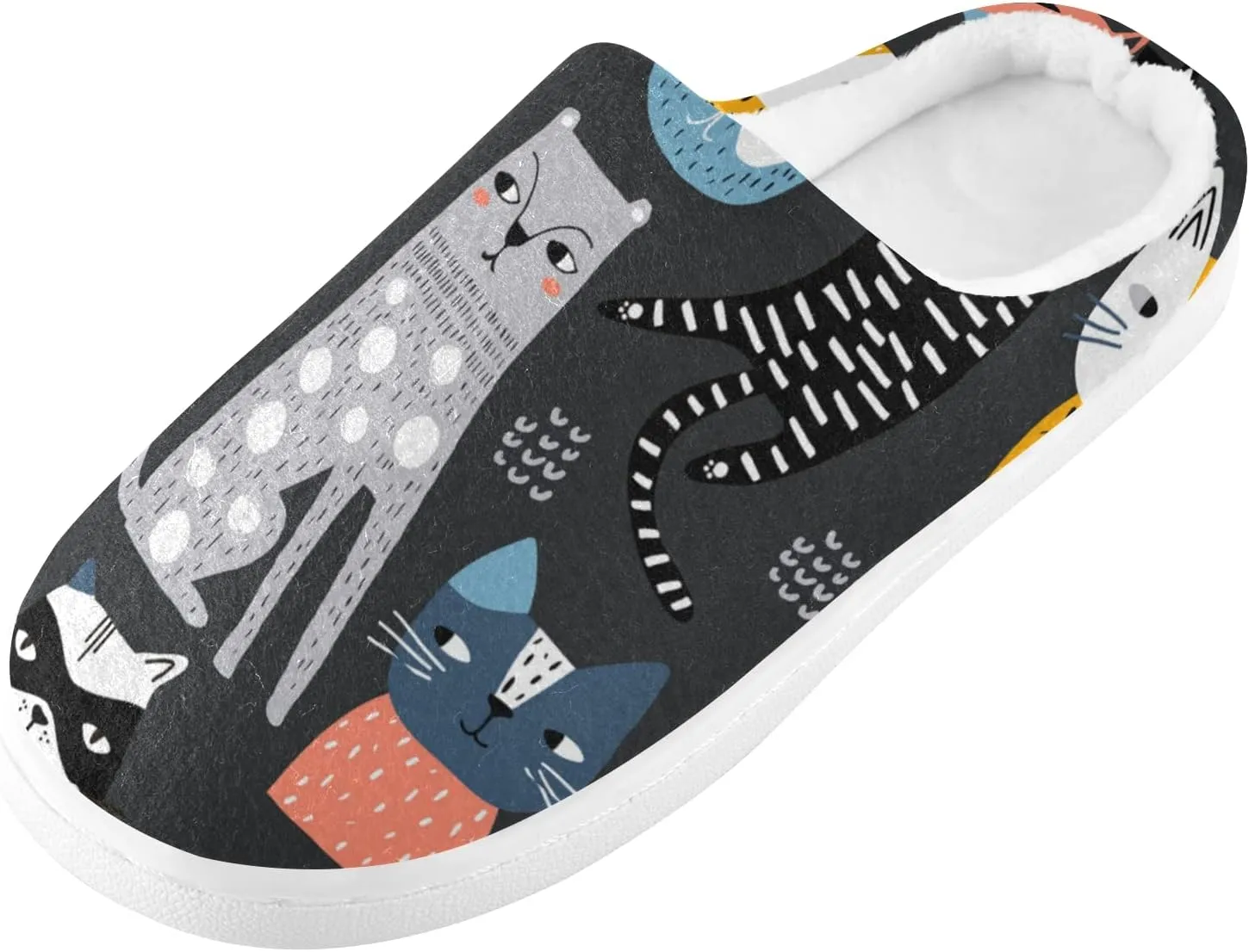 Oyihfvs Unisex Memory Foam Warm Slippers Comfort Soft Casual Shoes for Indoor Outdoor S-XXXL