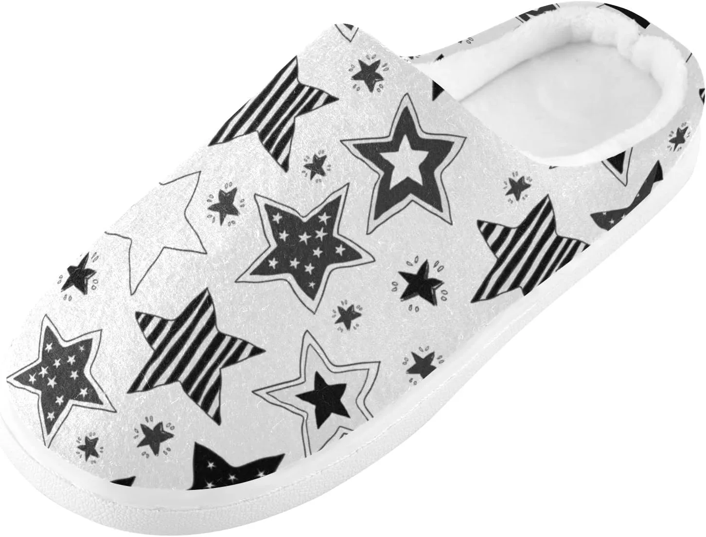 Oyihfvs Unisex Memory Foam Warm Slippers Comfort Soft Casual Shoes for Indoor Outdoor S-XXXL