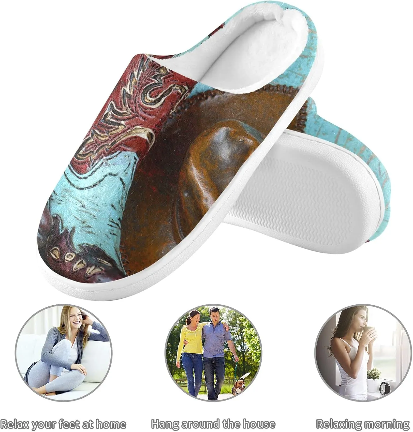 Oyihfvs Unisex Memory Foam Warm Slippers Comfort Soft Casual Shoes for Indoor Outdoor S-XXXL