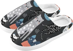 Oyihfvs Unisex Memory Foam Warm Slippers Comfort Soft Casual Shoes for Indoor Outdoor S-XXXL