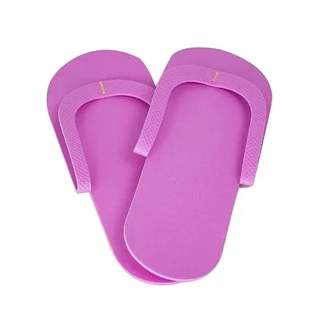 Pair Disposable Foam Pedicure Slippers Multi Color Flip Flop Salon Nail Spa