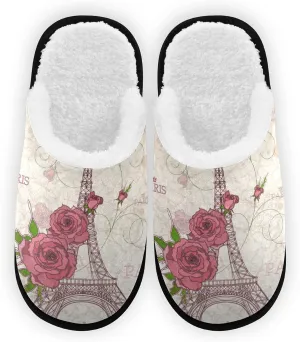 Panda Bear Slippers, Soft Memory Foam Non-Slip Indoor House Slippers Home Shoes for Bedroom Hotel Travel Spa