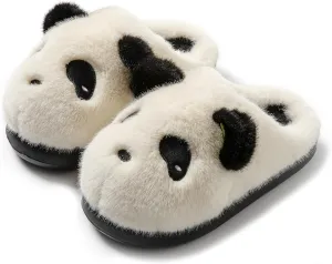 Panda Plush Animal Slippers - Warm & Soft Women's Home Slippers for Indoor/Outdoor