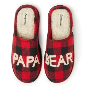 Papa Bear House Slipper, Buffalo Plaid