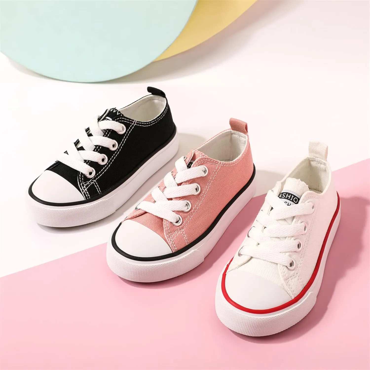 PATPAT Toddler Kid Canvas Sneaker Boys and Girls Slip On Sneakers Toddler Little Kid Big Kid Sneakers Shoes