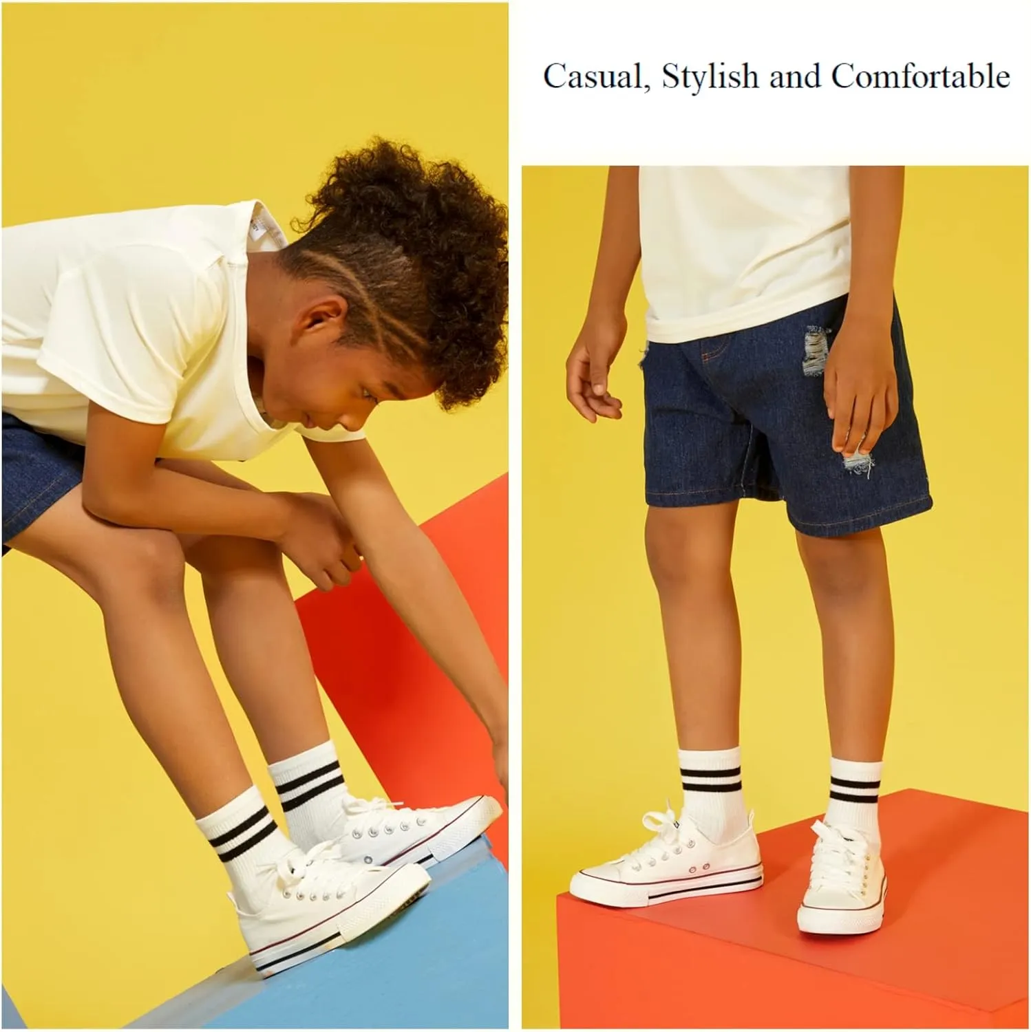 PATPAT Toddler Kid Canvas Sneaker Boys and Girls Slip On Sneakers Toddler Little Kid Big Kid Sneakers Shoes