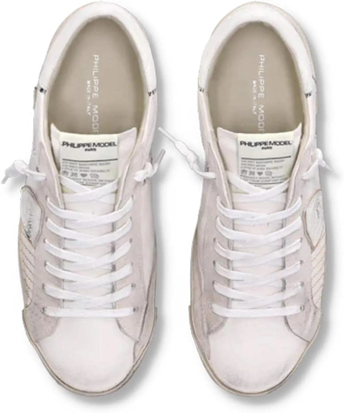 Philippe Model Paris X Effect Used White Men's Trainers Size: 040