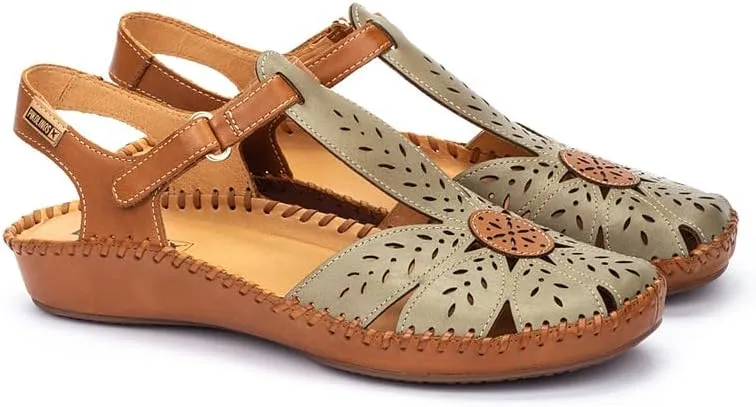 PIKOLINOS Semi-Closed Shoes Leather P. Vallarta for Woman