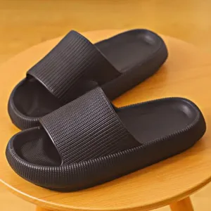 Pillow Slippers Slides for  Men, Non-Slip Foam Soft Comfortable EVA
