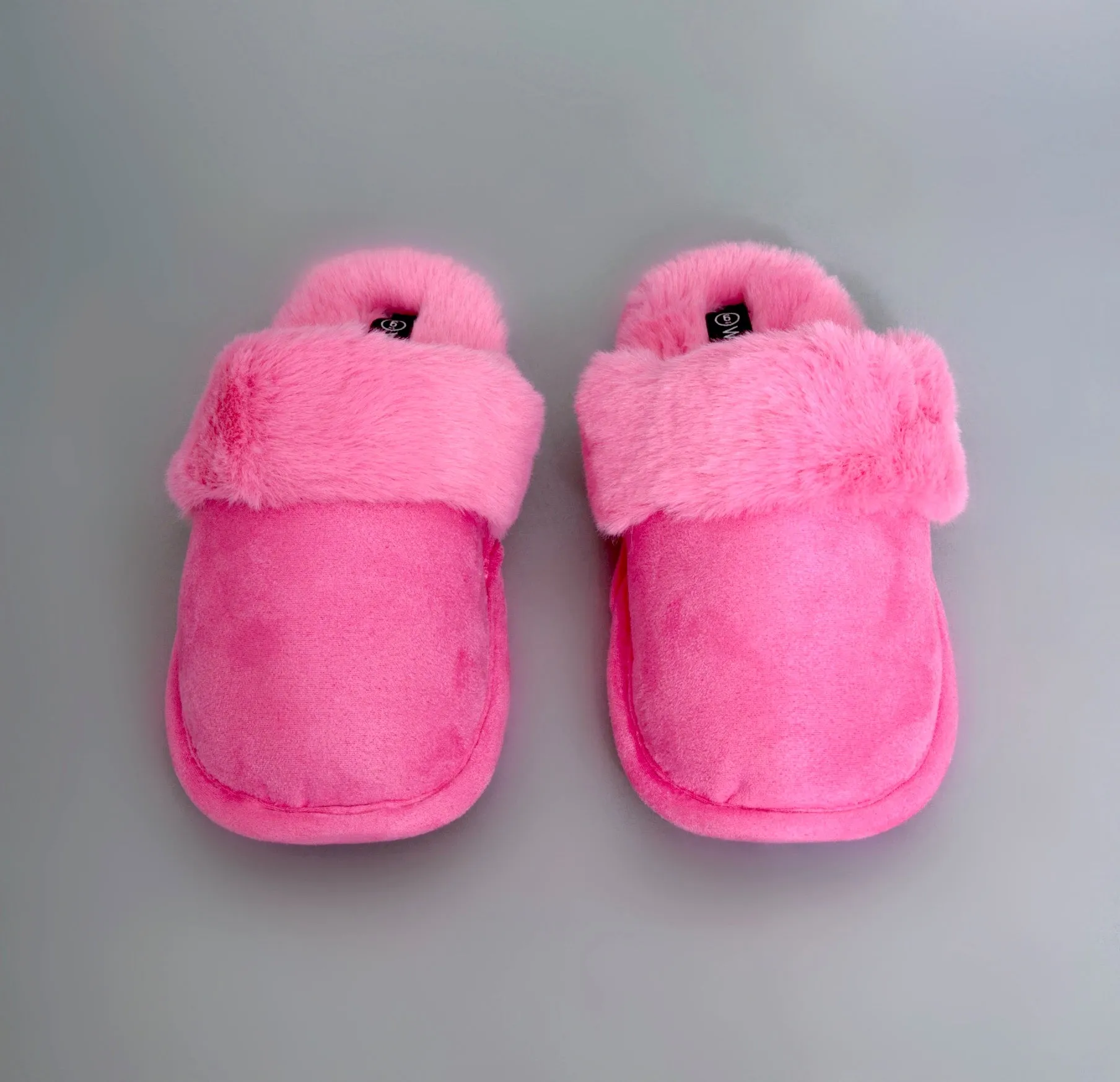 Pink Cozy Fuzzy Soft Faux Fur Slippers