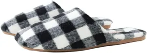 Plaid Slippers for Women Men Classic House Slippers Fuzzy Comfy Unisex House Shoes Bedroom Slippers Indoor Outdoor 2024 New
