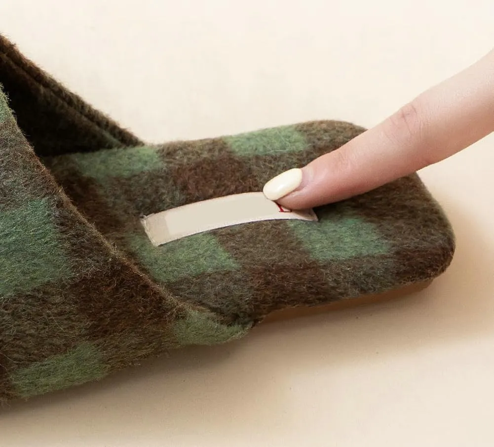 Plaid Slippers for Women Men Classic House Slippers Fuzzy Comfy Unisex House Shoes Bedroom Slippers Indoor Outdoor 2024 New