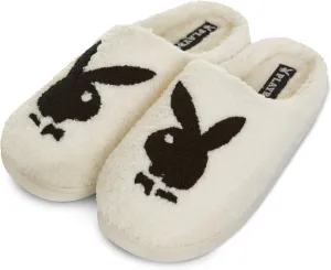 Playboy Mens Slippers Gifts for Men Extra Cozy Fuzzy House Slippers Slip On