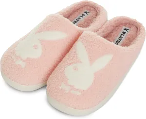 Playboy Womens Slippers Gifts for Women Extra Cozy Fuzzy House Slippers Slip On