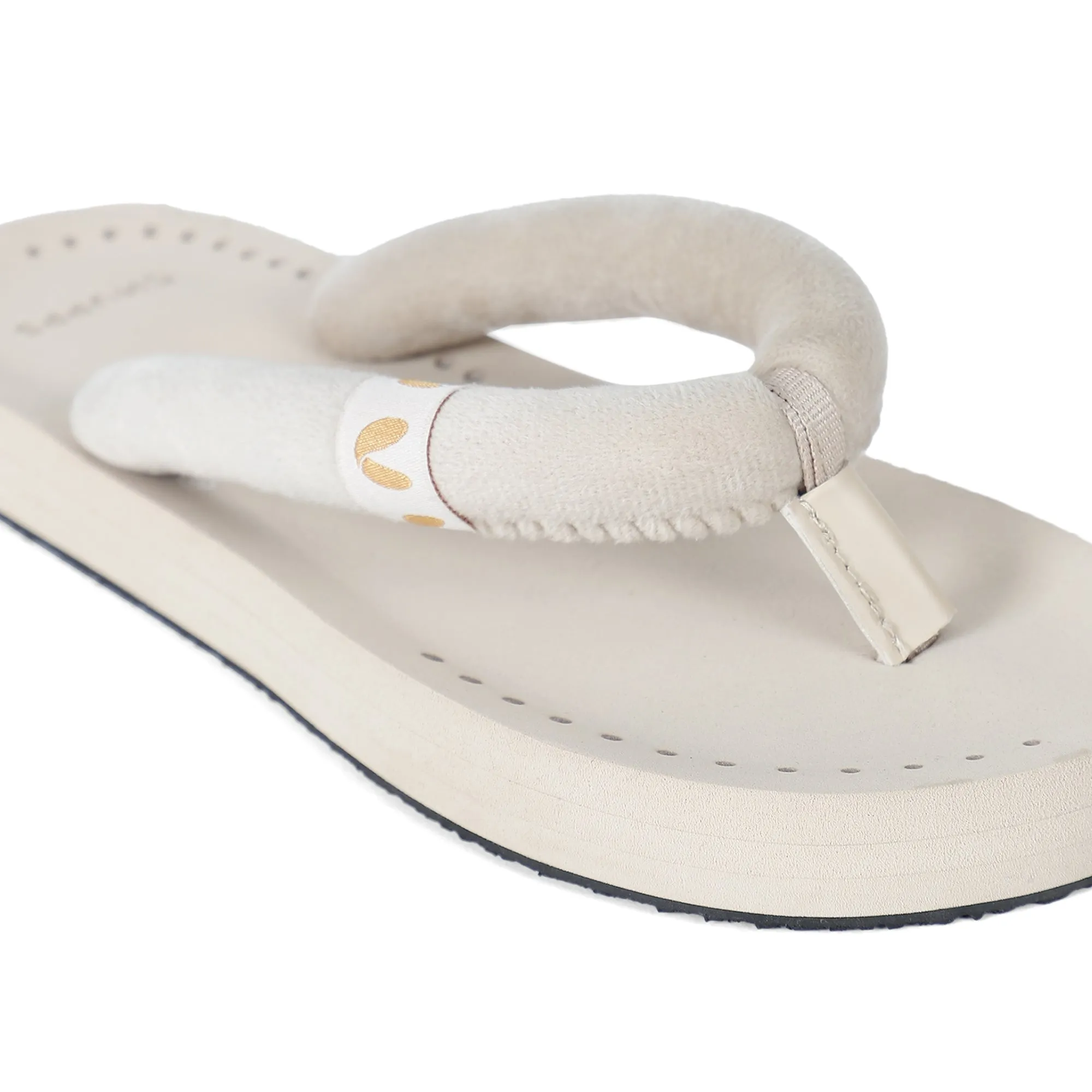 Plush Beige V-Straps