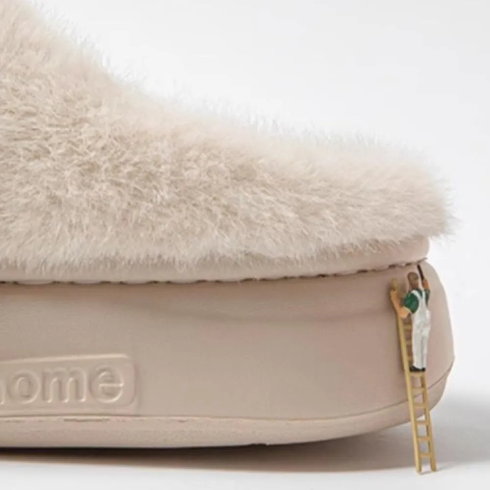 Premium Comfort Cute Kitty Cat Bow Women's Fuzzy House Slippers Indoor Soft Warm Kawaii Shoes Memory Foam Sole
