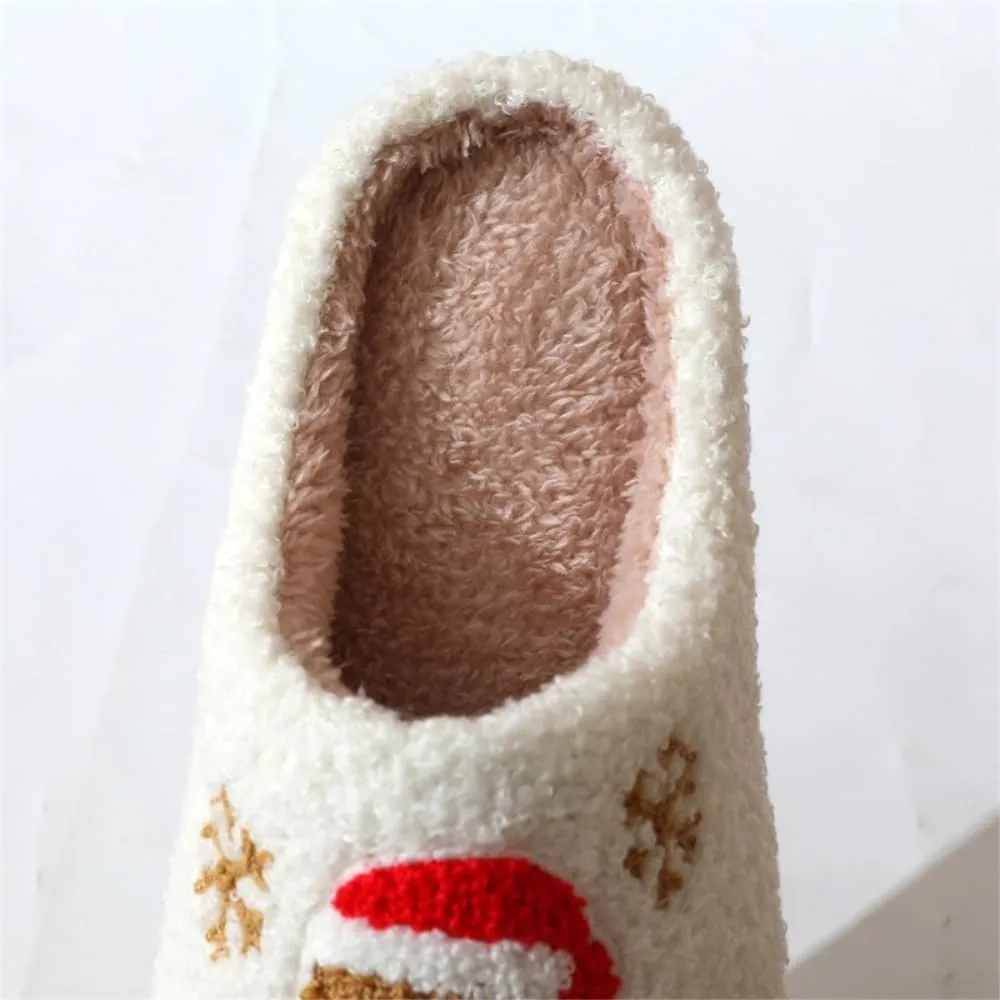 Premium Comfort Fleece Thermal Non Slip Women's Fuzzy House Slippers Indoor Soft Warm Cute Kawaii Shoes Cushion Sole