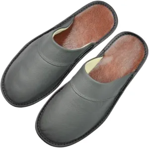 Premium Comfort Thermal Leather Stitch Nonslip Women's Fuzzy House Slippers Indoor Outdoor Soft Warm Shoes Plus Size