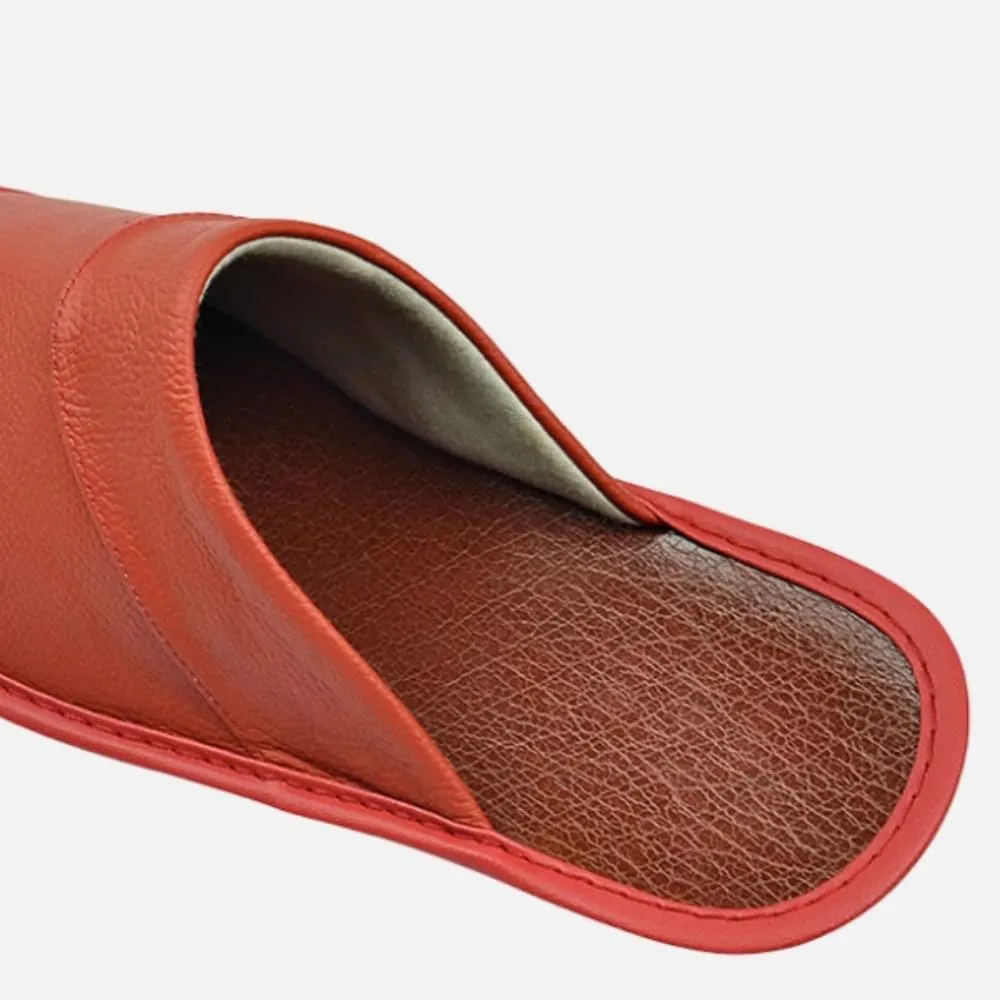 Premium Comfort Thermal Leather Stitch Nonslip Women's Fuzzy House Slippers Indoor Outdoor Soft Warm Shoes Plus Size