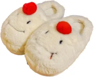 Premium Comfort Thermal Naughty Clown Doll Non Slip Women's Fuzzy House Slippers Indoor Soft Sole Warm Kawaii Shoes