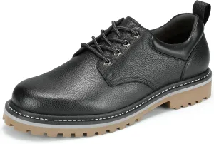 Premium Nubuck Craftsmanship More Upscale & Texture, Only Top Layer Cowhide Leather Used, Water Resistant & Non Slip, Casual Wide Platform Dress Work Shoes for Men Reminder: Plz Check Size Chart