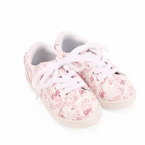 Printed Lace Up Sneaker - Hard Sole