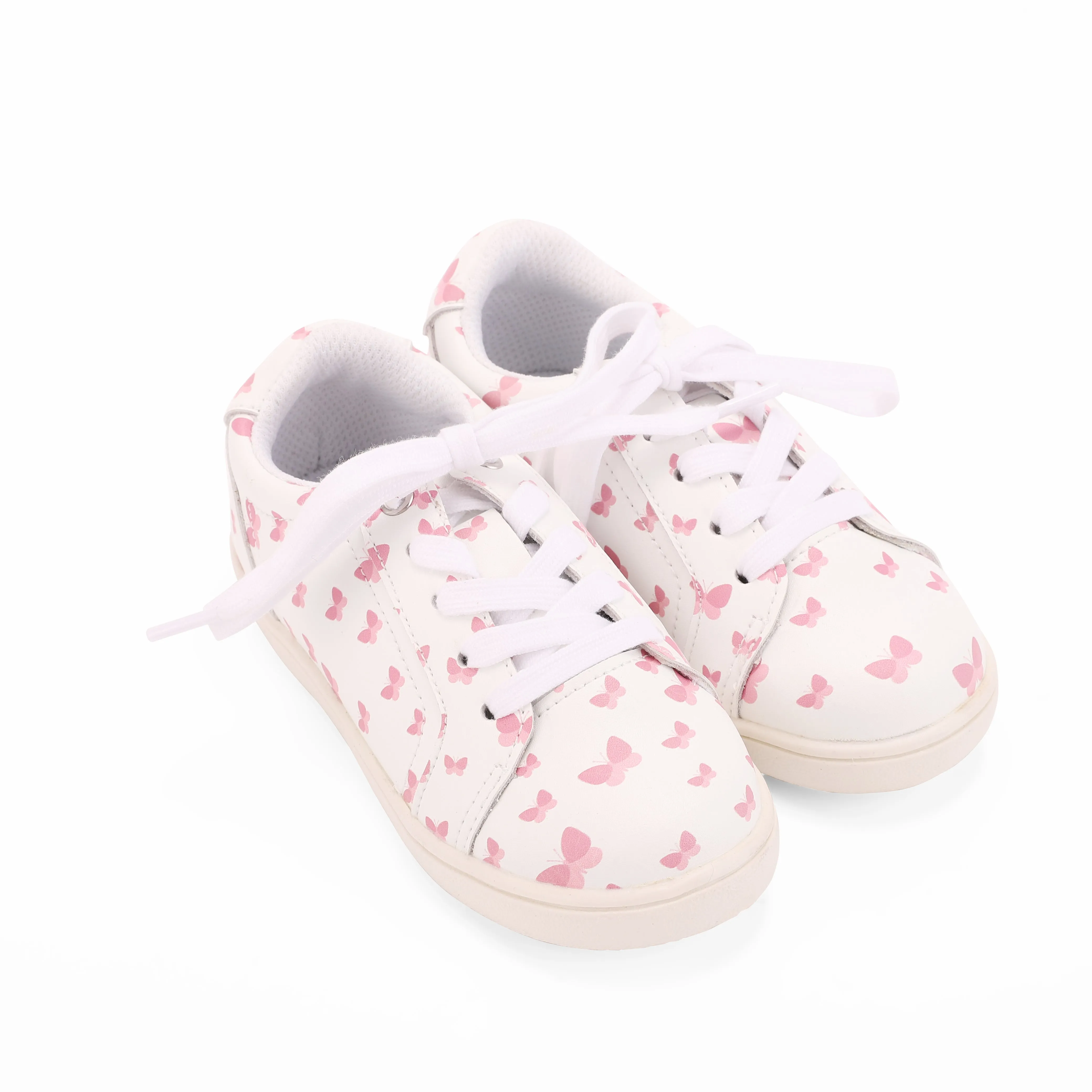 Printed Lace Up Sneaker - Hard Sole